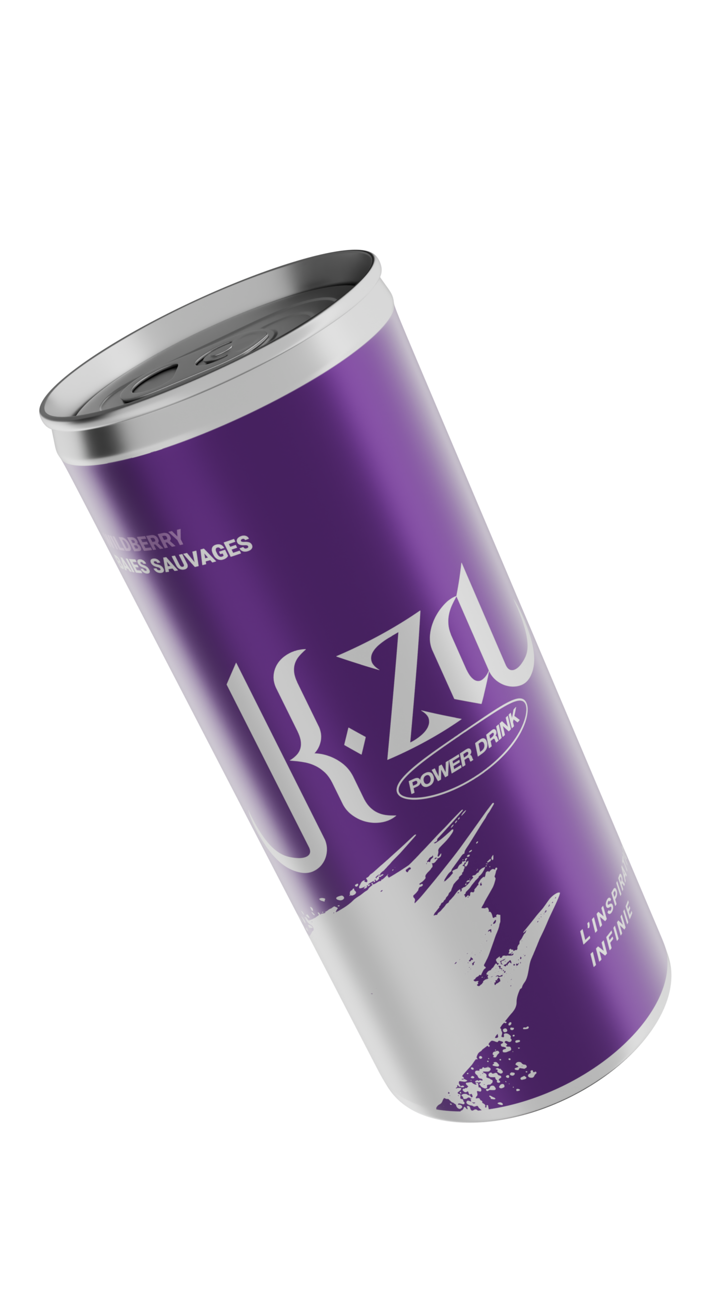 K.za Baies Sauvages – Boisson Énergisante Gazeuse 250 ml - Image 2