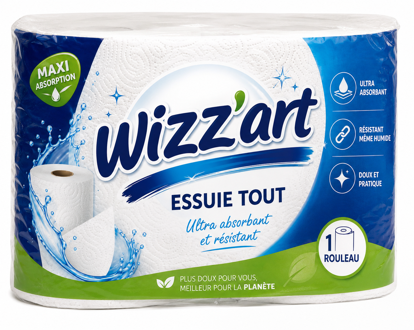 Wizz’Art Essuie Tout Ultra Absorbant