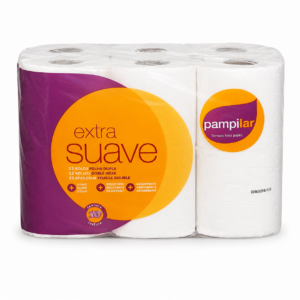 Pampilar Extra Suave – Papier Toilette 2 Plis x12 Rouleaux