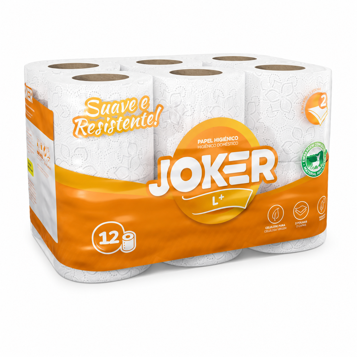 JOKER L+ – Papier Toilette 2 Plis Professionnel x12 Rouleaux - Image 2